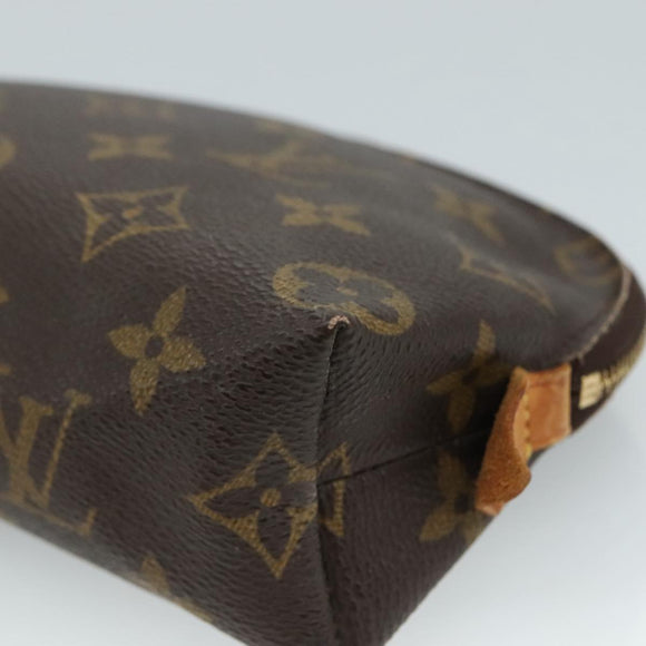 LOUIS VUITTON Monogram Pochette Cosmetic PM Cosmetic Pouch M47515 LV Auth fm4262