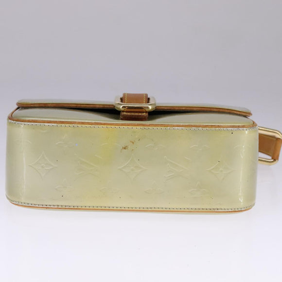 LOUIS VUITTON Monogram Vernis Christie GM Shoulder Bag Gris M91148 Auth fm4264