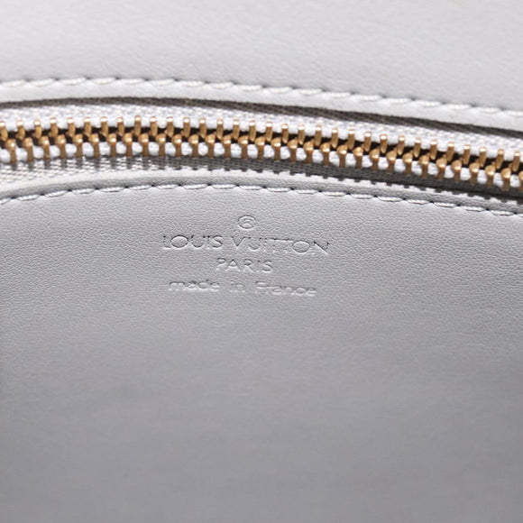 LOUIS VUITTON Monogram Vernis Christie GM Shoulder Bag Gris M91148 Auth fm4264