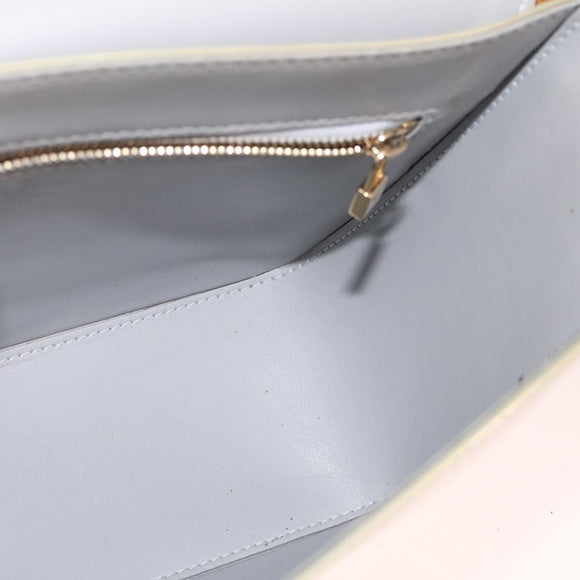 LOUIS VUITTON Monogram Vernis Christie GM Shoulder Bag Gris M91148 Auth fm4264