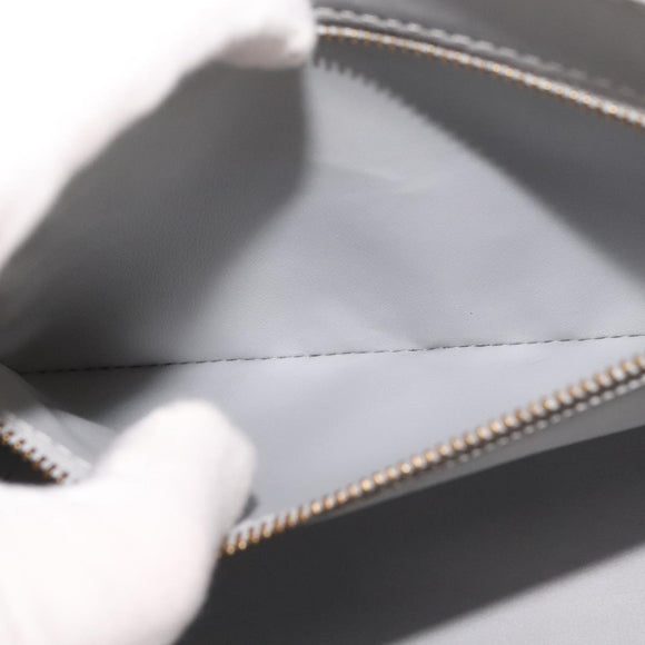 LOUIS VUITTON Monogram Vernis Christie GM Shoulder Bag Gris M91148 Auth fm4264