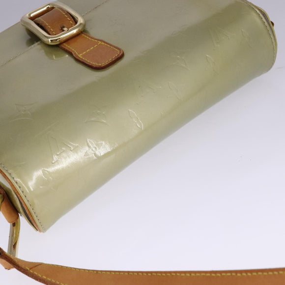 LOUIS VUITTON Monogram Vernis Christie GM Shoulder Bag Gris M91148 Auth fm4264