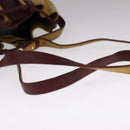 CARTIER Shoulder Bag Leather Yellow Auth fm4267-7