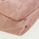 GUCCI GG Canvas Tote Bag Pink 113019 Auth fm4273-14