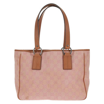 GUCCI GG Canvas Tote Bag Pink 113019 Auth fm4273 - 0