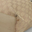 GUCCI GG Canvas Tote Bag Beige 31243 Auth fm4274-14