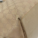 GUCCI GG Canvas Tote Bag Beige 31243 Auth fm4274-9