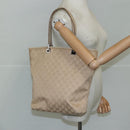 GUCCI GG Canvas Tote Bag Beige 31243 Auth fm4274-21