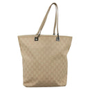GUCCI GG Canvas Tote Bag Beige 31243 Auth fm4274-13