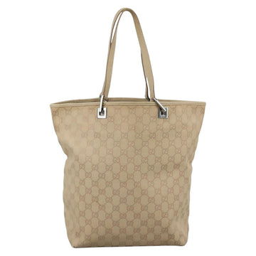 GUCCI GG Canvas Tote Bag Beige 31243 Auth fm4274 - 0