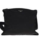 PRADA Shoulder Bag Nylon Black Auth fm4279-13