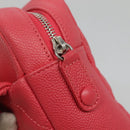 CHANEL Matelasse 31 Chain Shoulder Bag Calf Skin Pink CC Auth fm4289V-10