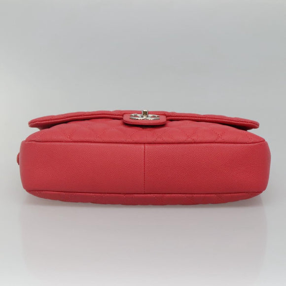 CHANEL Matelasse 31 Chain Shoulder Bag Caviar Skin Pink CC Auth fm4289A