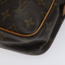 LOUIS VUITTON Monogram Compiegne 23 Clutch Bag M51847 LV Auth fm4345-15