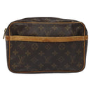 LOUIS VUITTON Monogram Compiegne 23 Clutch Bag M51847 LV Auth fm4345-13