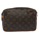 LOUIS VUITTON Monogram Compiegne 23 Clutch Bag M51847 LV Auth fm4345-2