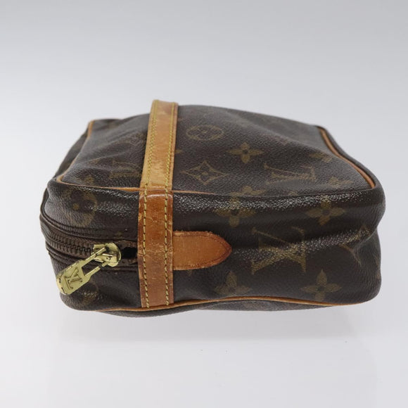 LOUIS VUITTON Monogram Compiegne 23 Clutch Bag M51847 LV Auth fm4345