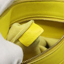CELINE Hand Bag Leather Yellow Auth fm4363-12
