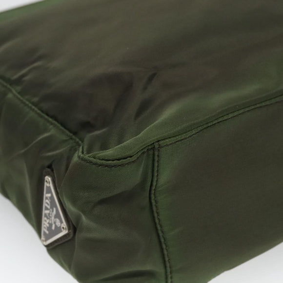 PRADA Tote Bag Nylon Khaki Auth fm4369