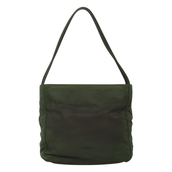 PRADA Tote Bag Nylon Khaki Auth fm4369