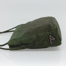 PRADA Tote Bag Nylon Khaki Auth fm4369-3