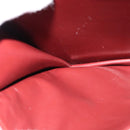 CARTIER Must Line Shoulder Bag Leather Bordeaux Gold Auth fm4381-19