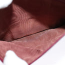 CARTIER Must Line Shoulder Bag Leather Bordeaux Gold Auth fm4381-21