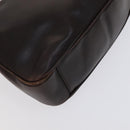 GUCCI Bamboo Shoulder Bag Leather Brown Gold 001 1705 1638 Auth fm4382-16