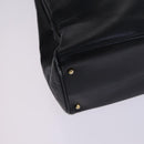 GUCCI Bamboo Hand Bag Leather Black Gold 002 2855 0322 0 Auth fm4384-14