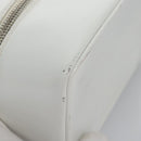 GUCCI Bamboo Vanity Pouch Patent leather White 032 1956 0151 Auth fm4397-14