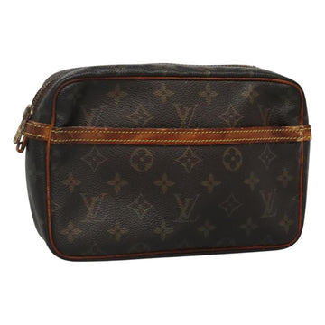 LOUIS VUITTON Monogram Compiegne 23 Clutch Bag M51847 LV Auth fm4399