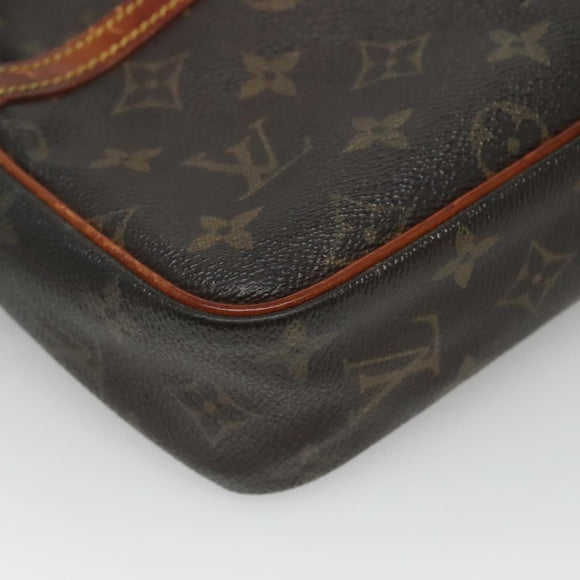 LOUIS VUITTON Monogram Compiegne 23 Clutch Bag M51847 LV Auth fm4399