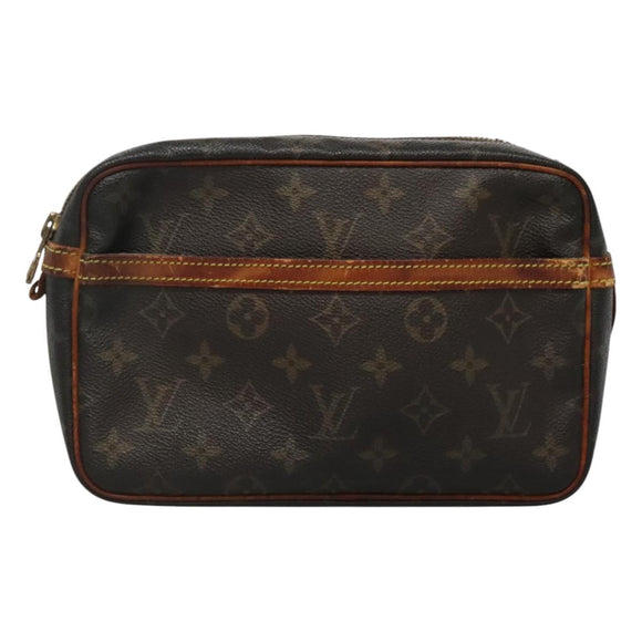 LOUIS VUITTON Monogram Compiegne 23 Clutch Bag M51847 LV Auth fm4399