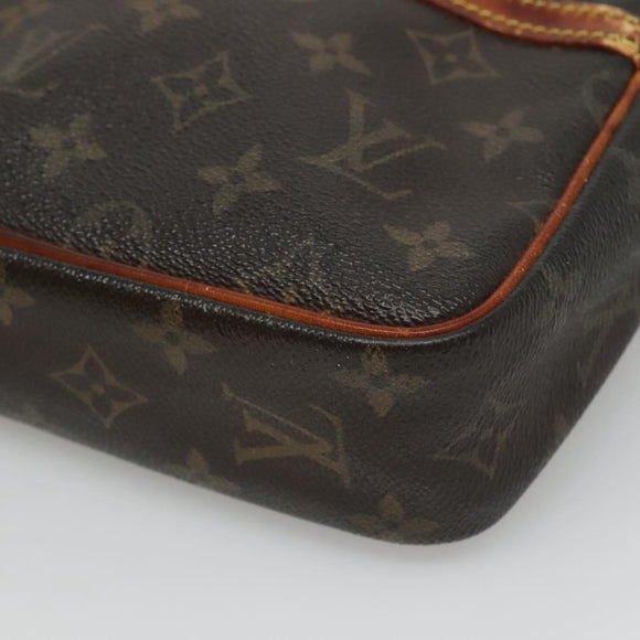 LOUIS VUITTON Monogram Compiegne 23 Clutch Bag M51847 LV Auth fm4399