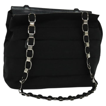 Salvatore Ferragamo Vala Shoulder Bag Canvas Black Auth fm4422