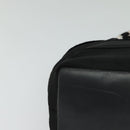 Salvatore Ferragamo Vala Shoulder Bag Canvas Black Auth fm4422-10