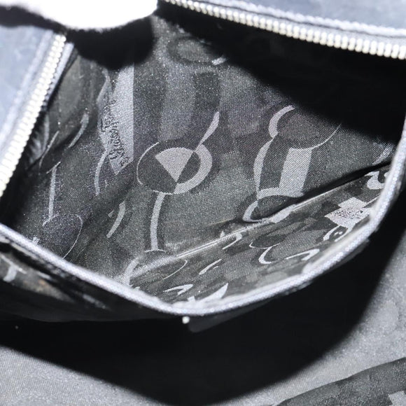 Salvatore Ferragamo Vala Shoulder Bag Canvas Black Auth fm4422