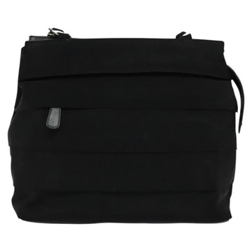 Salvatore Ferragamo Vala Shoulder Bag Canvas Black Auth fm4422 - 0