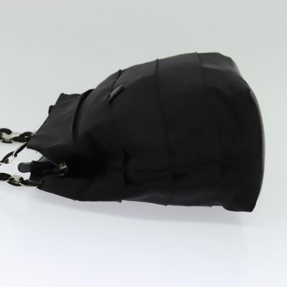 Salvatore Ferragamo Vala Shoulder Bag Canvas Black Auth fm4422