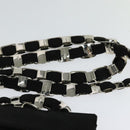 Salvatore Ferragamo Vala Shoulder Bag Canvas Black Auth fm4422-8