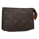 LOUIS VUITTON Monogram Poche Toilette 15 Pouch M47546 LV Auth fm4425-1