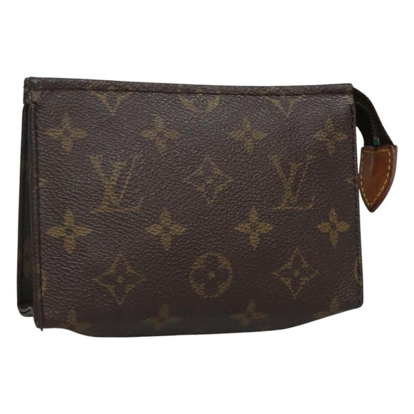 LOUIS VUITTON Monogram Poche Toilette 15 Pouch M47546 LV Auth fm4425