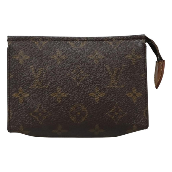 LOUIS VUITTON Monogram Poche Toilette 15 Pouch M47546 LV Auth fm4425