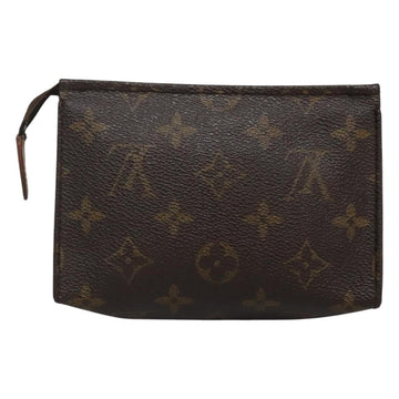 LOUIS VUITTON Monogram Poche Toilette 15 Pouch M47546 LV Auth fm4425 - 0