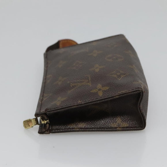 LOUIS VUITTON Monogram Poche Toilette 15 Pouch M47546 LV Auth fm4425