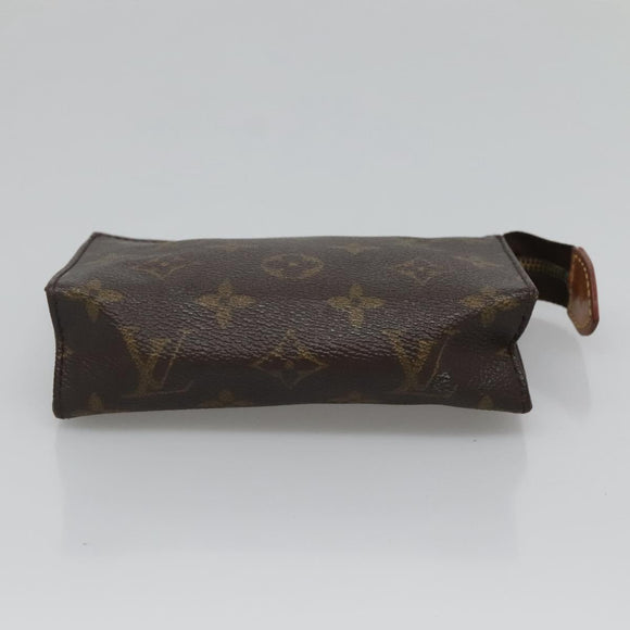 LOUIS VUITTON Monogram Poche Toilette 15 Pouch M47546 LV Auth fm4425