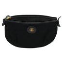 GUCCI GG Canvas Shoulder Bag Black Gold 904 02 020 Auth fm4427-13
