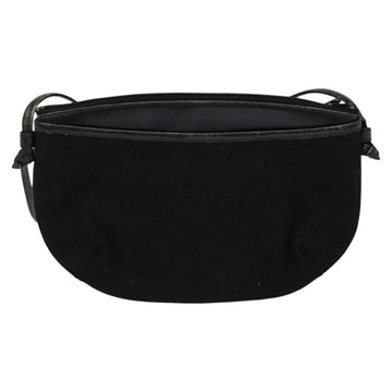 GUCCI GG Canvas Shoulder Bag Black Gold 904 02 020 Auth fm4427 - 0