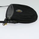 GUCCI GG Canvas Shoulder Bag Black Gold 904 02 020 Auth fm4427-3