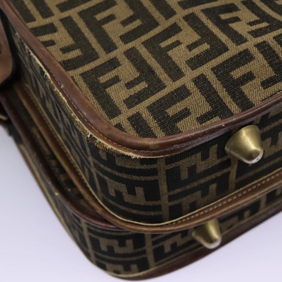 FENDI Zucca Canvas Garment Cover Brown Auth fm4432